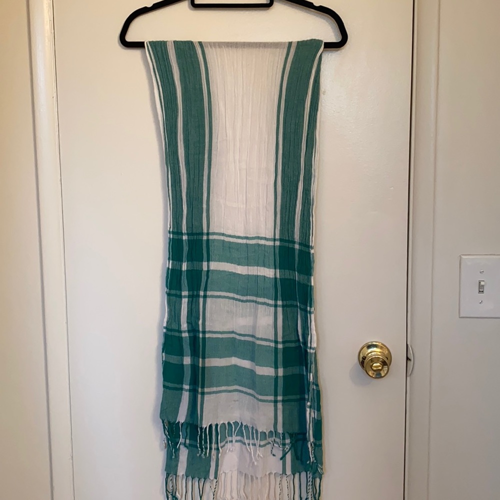 Green scarf